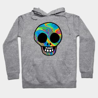 Swirl Rainbow Skull Hoodie